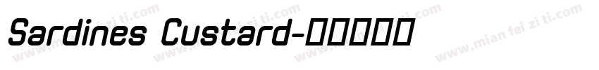 Sardines Custard字体转换